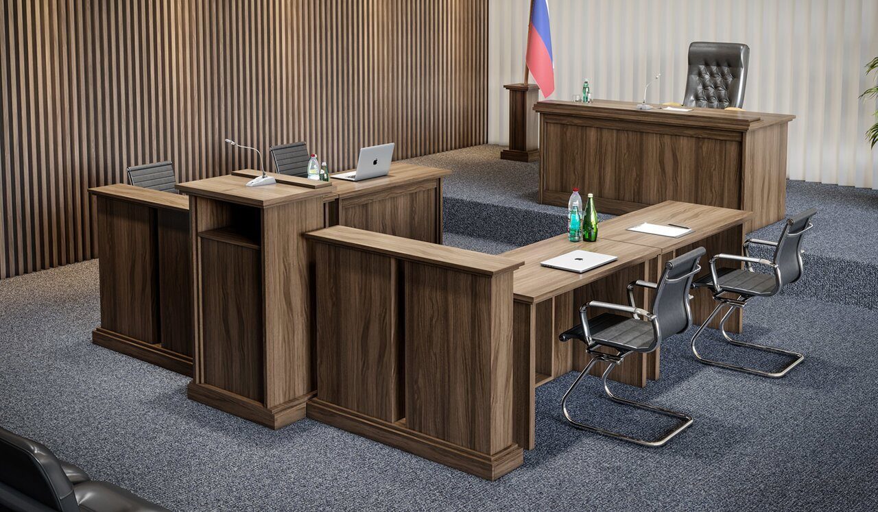 Мебель для зала судебного заседания